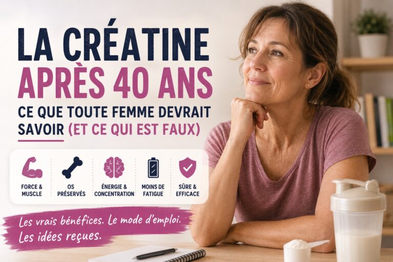 La créatine après 40 ans : ce que toute femme devrait savoir (et ce qui est faux)